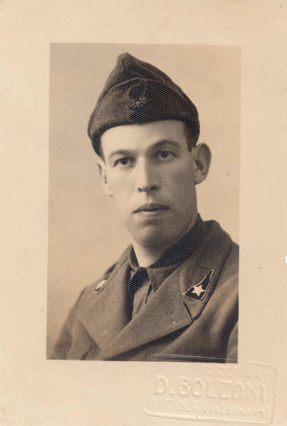 Angelo Cottinelli 1943 Als Soldat
